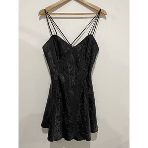 Victoria's Secret Black Satin Robe